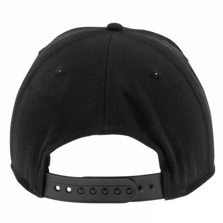 Spider-Man Logo Black on Black Snapback Hat